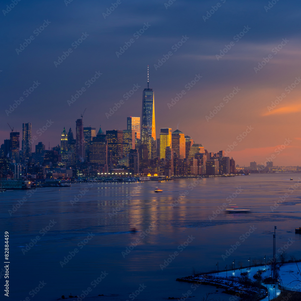 Obraz premium Panoramę Nowego Jorku