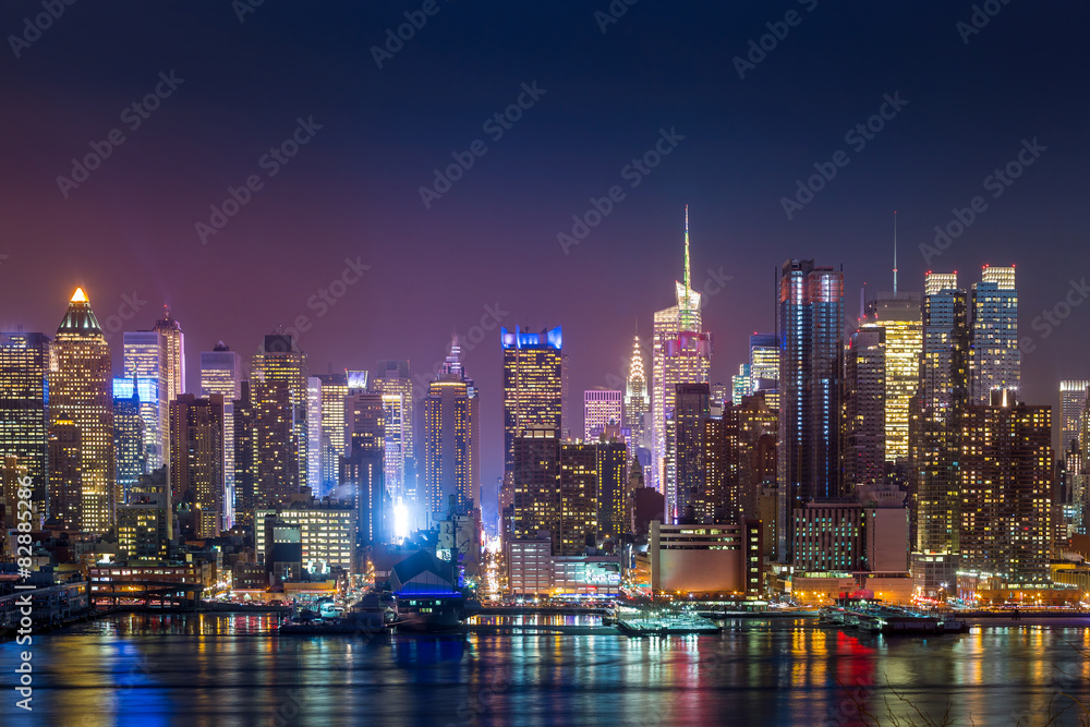 Fototapeta premium Panoramę Nowego Jorku