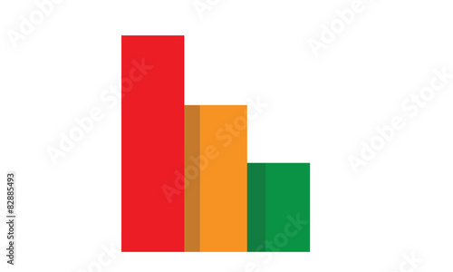 grafico istogramma successo e business