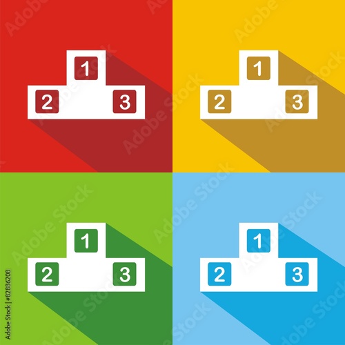 ICONOS PODIUM COLORES SOMBRA