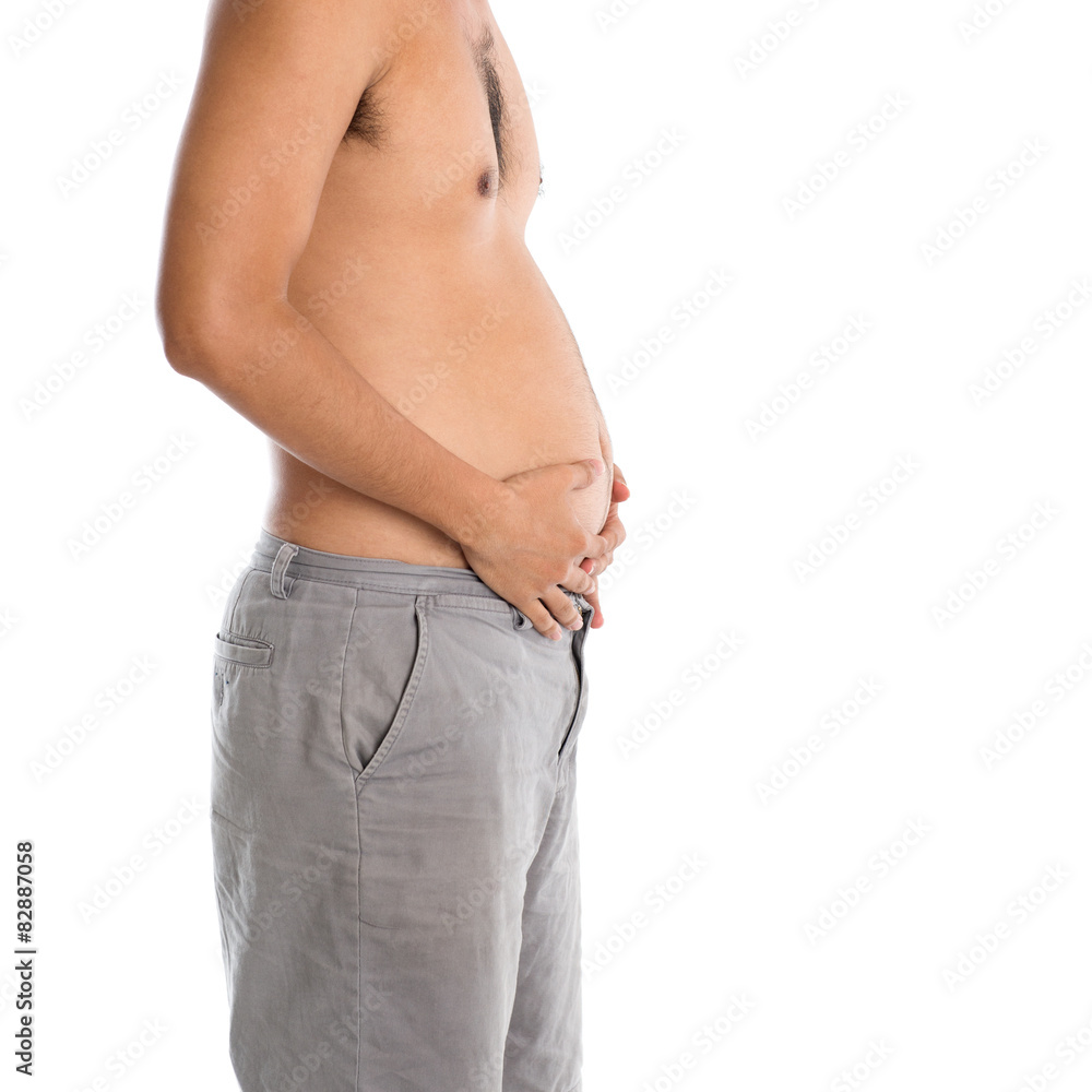 Naklejka premium Fat belly
