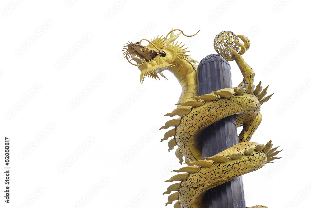 Fototapeta premium Golden Dragon