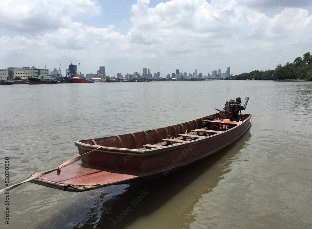 Longtailboot in Bangkok