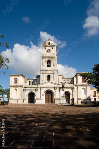 Photography Cathedral Downtown Holguin Cuba Vertical