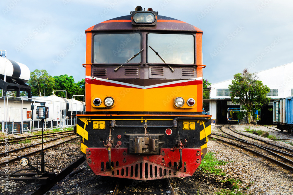 Close up Locomotive Close up Locomotive