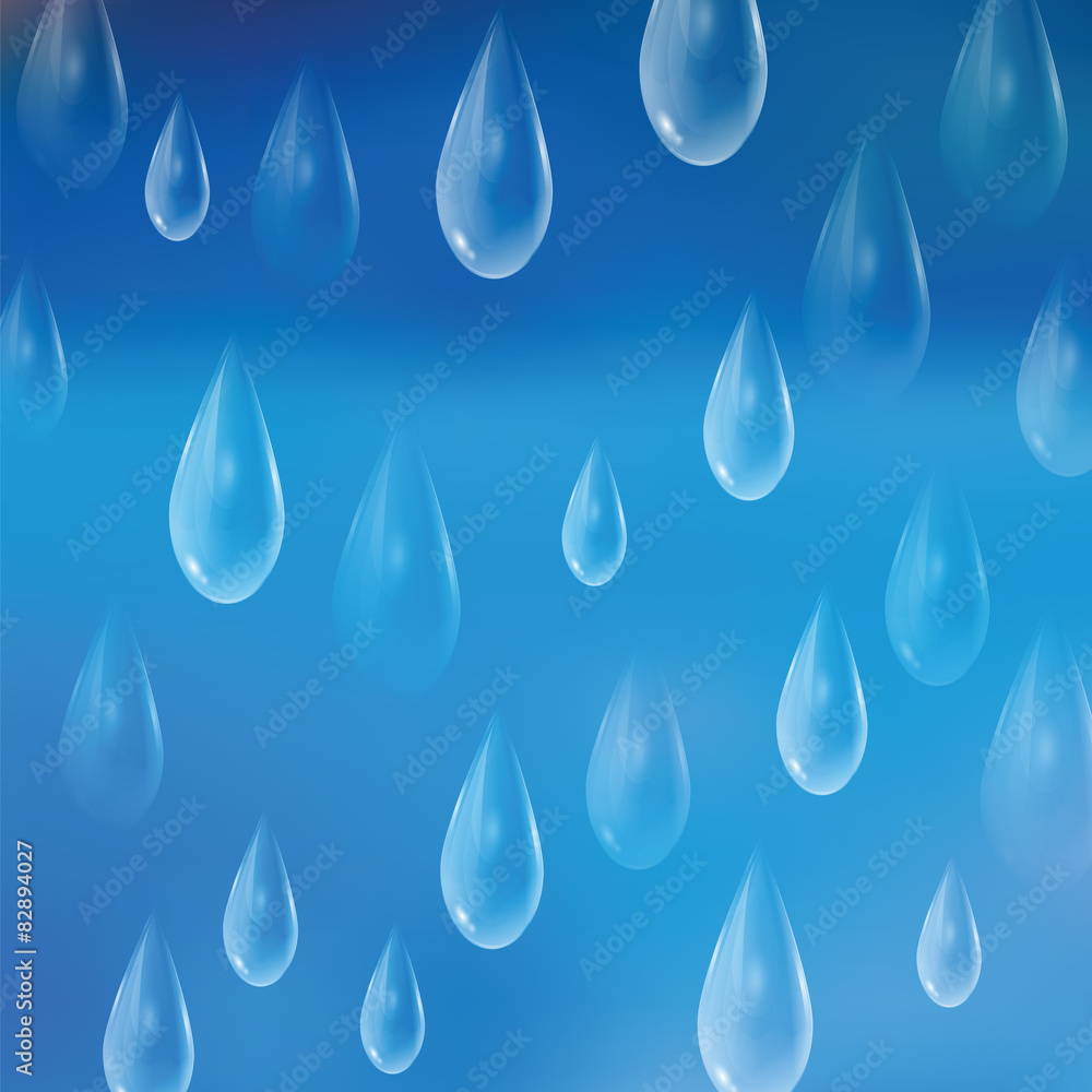 Background with rain drops Background with rain drops