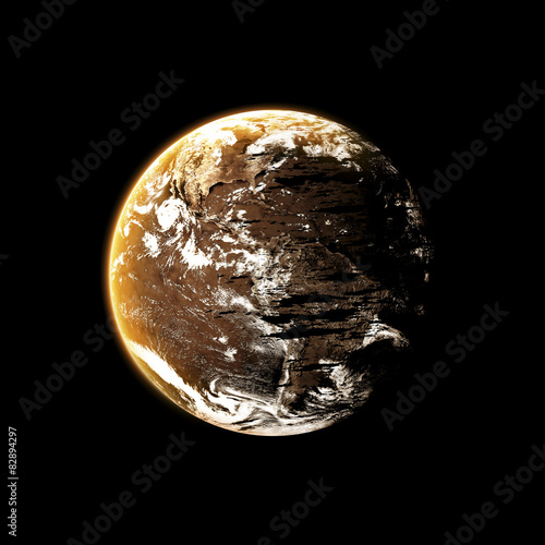 Fototapeta Naklejka Na Ścianę i Meble -  planet and galaxy