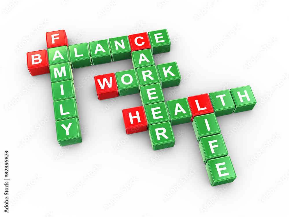 Work and life balance crossword Work and life balance crossword