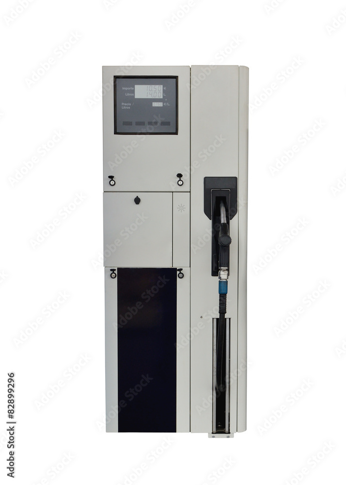 gas station isolated on a white background gas station isolated on a white background