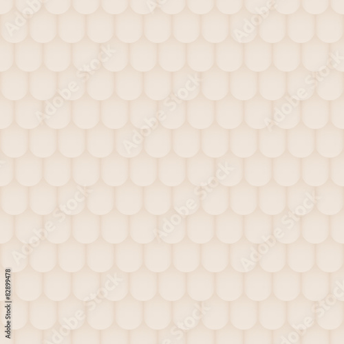 Seamless Roof Tile Pattern Beige