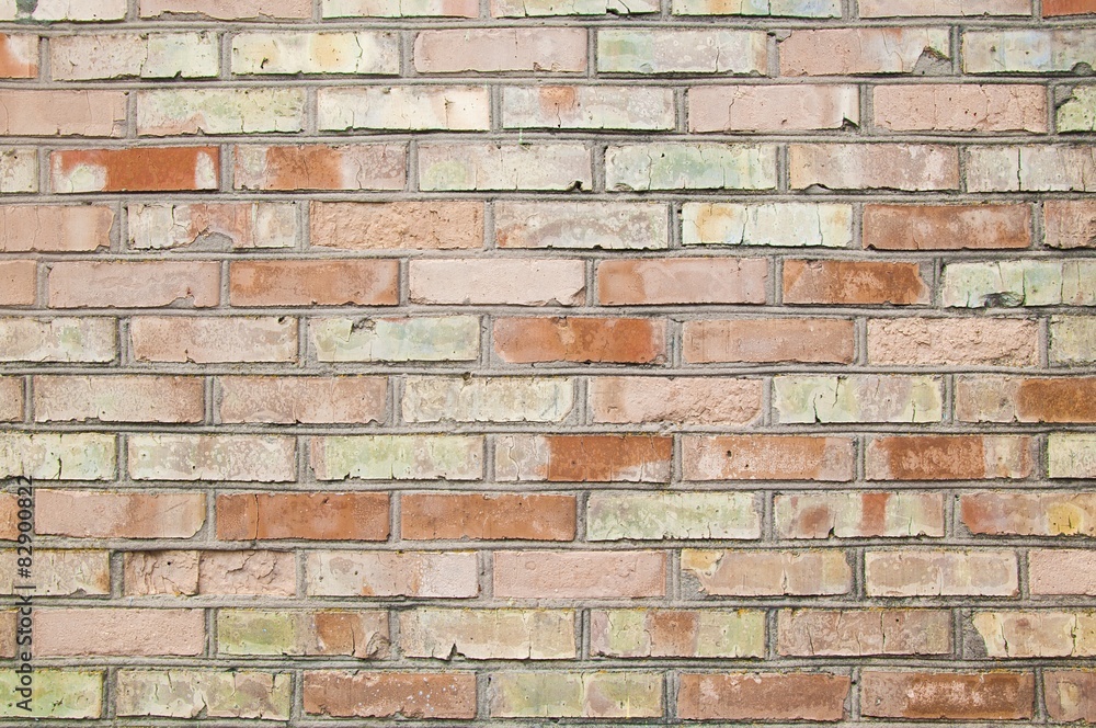 Obraz premium wall brickwork brown background vertical close up