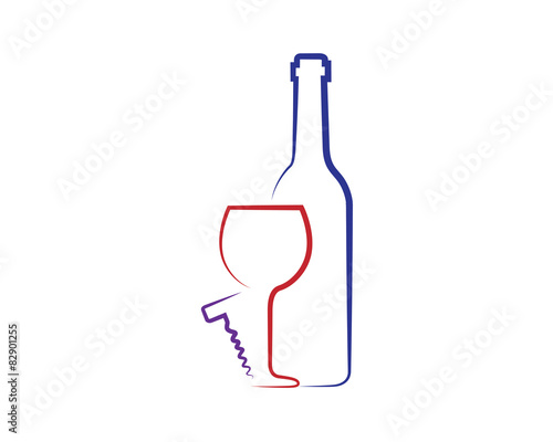 Wine Vector Graphic