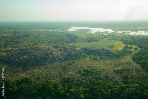 Aerial view of Kakadu national park