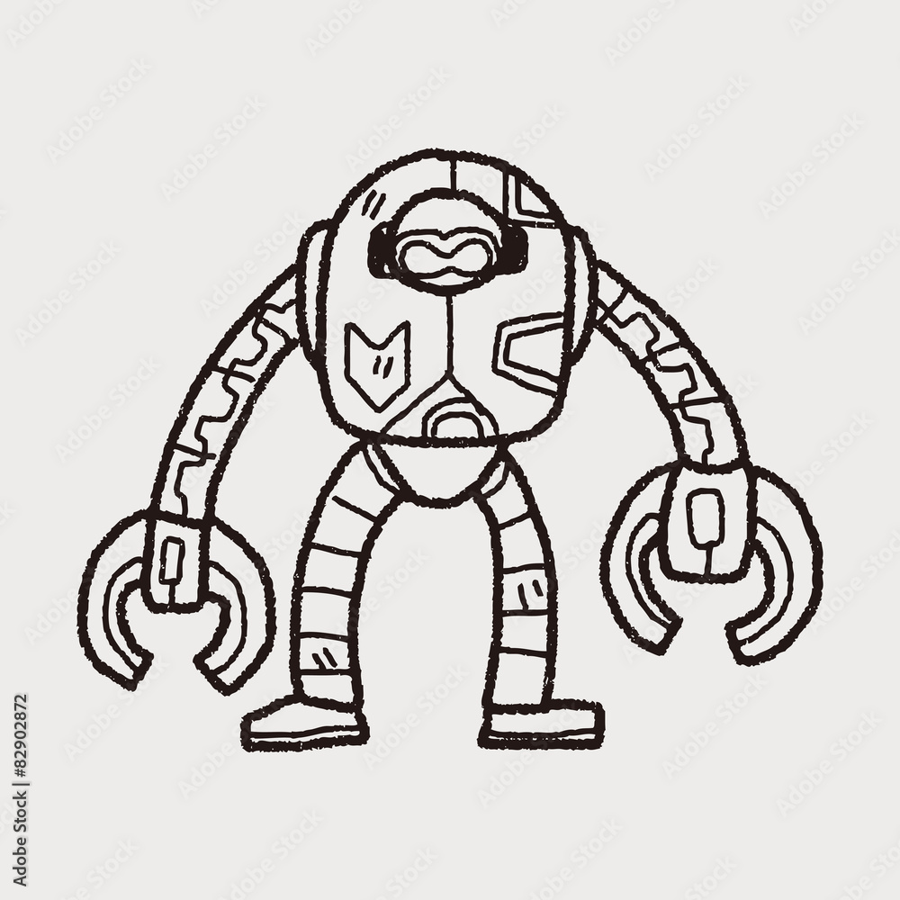 robot doodle robot doodle