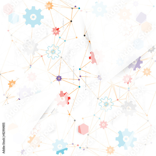 Abstract engineering technology background.