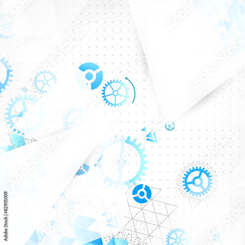 Abstract engineering technology background.
