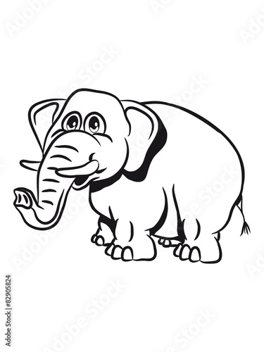 Sweet funny elephant