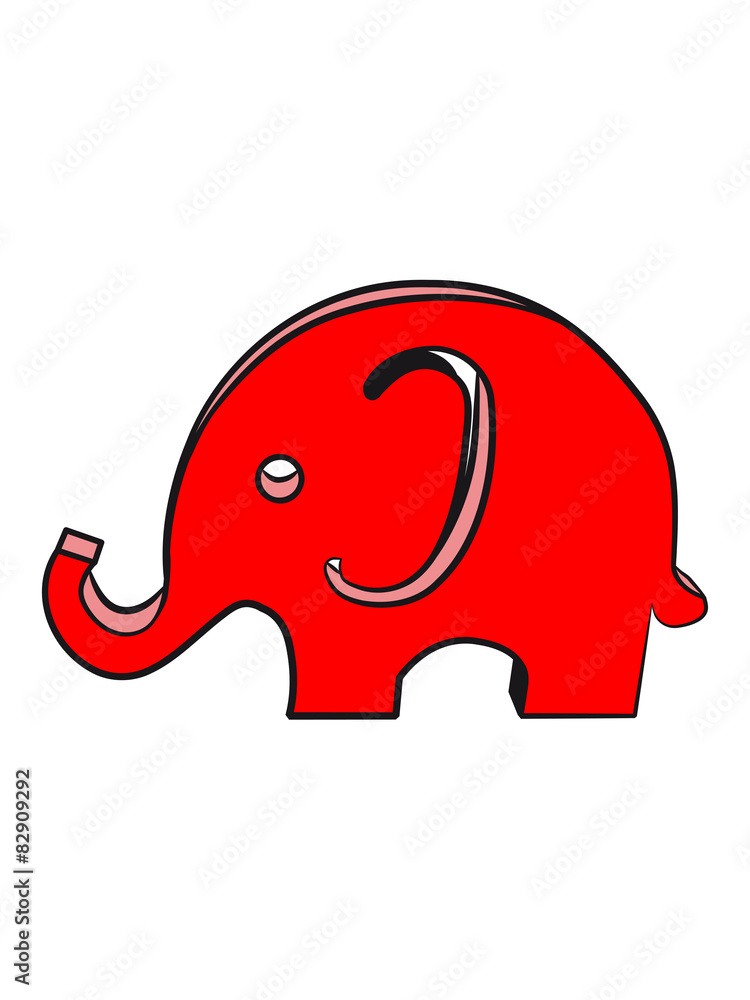 Fototapeta premium Elephant toy child baby wood