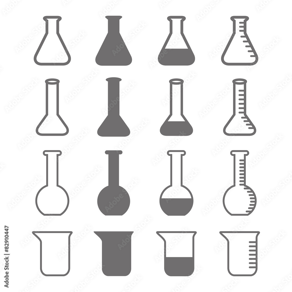 beaker icons