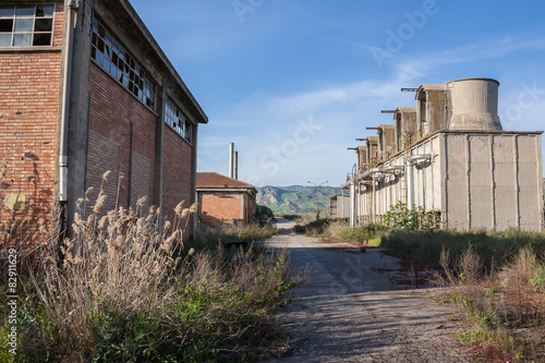 Abandoned industry in Sicily