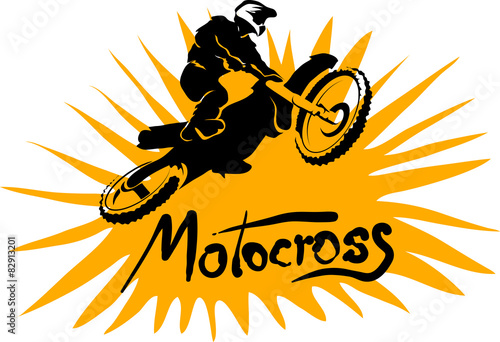 Motocross vector picture