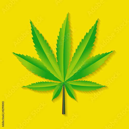 Abstract Cannabis Background Vector Illustration
