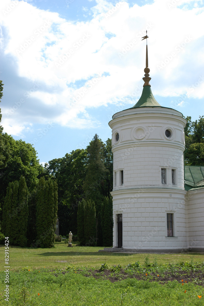 water tower Manor Tarnowski (XVIII-XIX c.). Ukraine