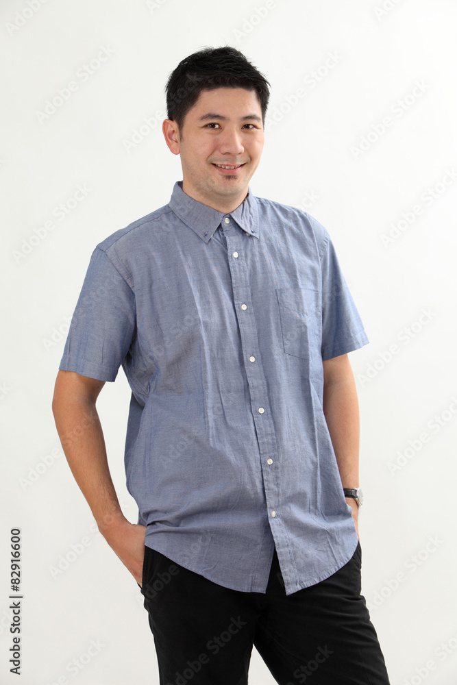 Mature man smiling happily Mature man smiling happily