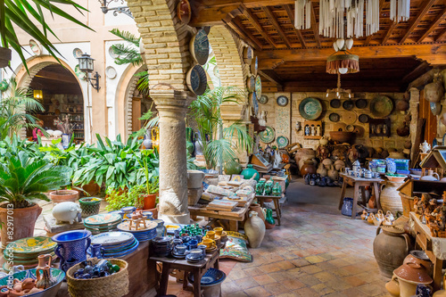 Foto Ceramic Workshop , Ubeda Town, Jaen Province, Andalusia, Spain,