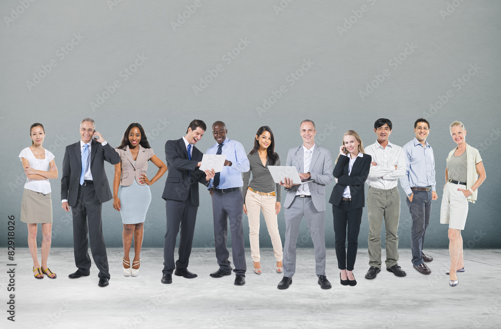 Obraz premium Corporate Business Team Communication Connection Concept