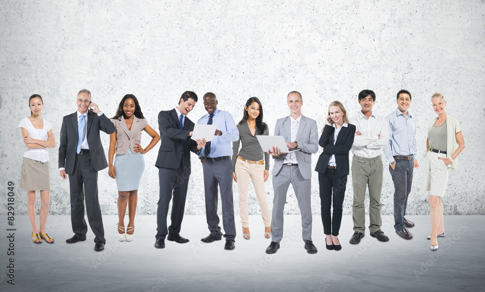 Obraz premium Corporate Business Team Communication Connection Concept