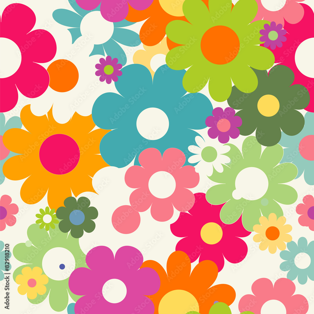 Seamless pattern with flowers Seamless pattern with flowers