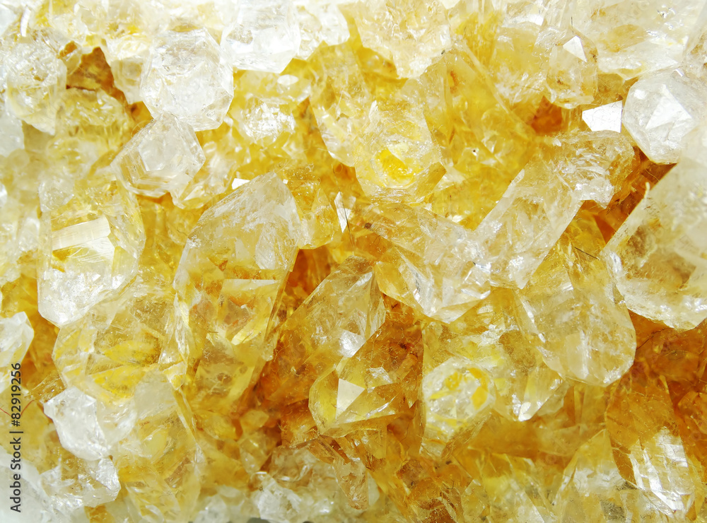 citrine geode geological crystals