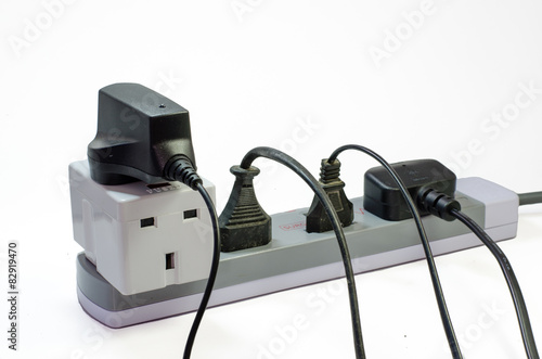 Three way electric socket