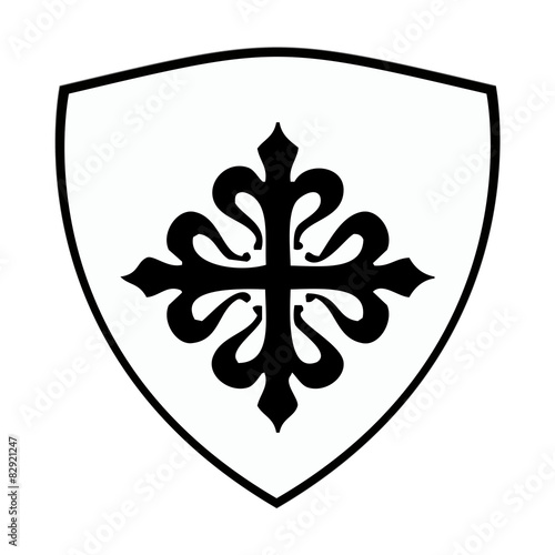 escudo de la orden militar de calatrava photo