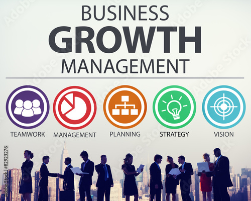 Growth Business Management Strategy Planning Concept