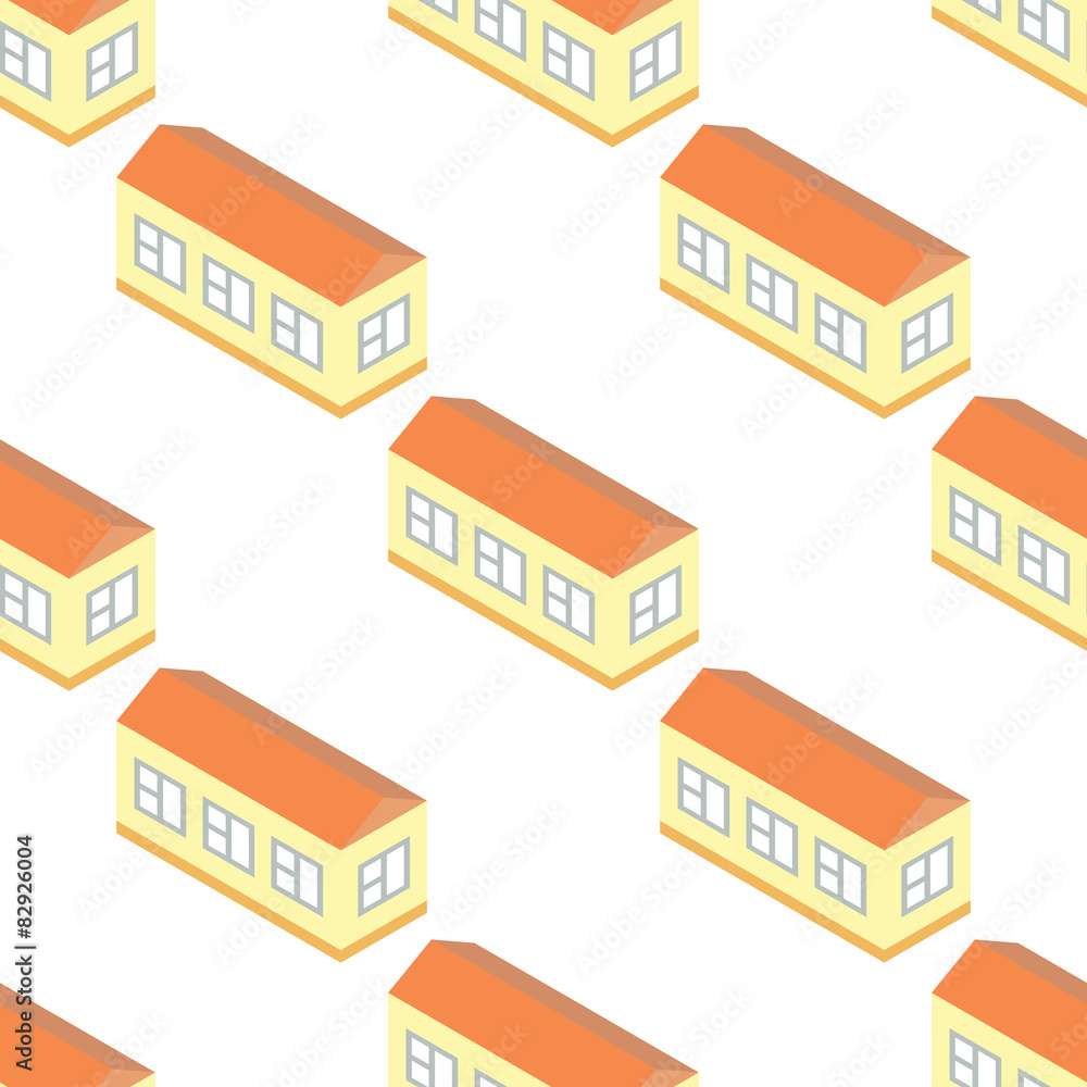 Long building pattern Long building pattern