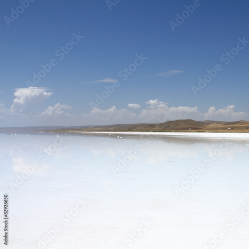 Salt Lake Tuz; photo taken in Anatolia region.