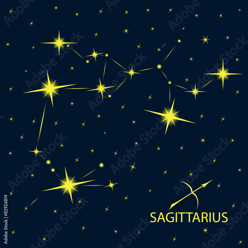 Zodiacal constellations SAGITTARIUS.