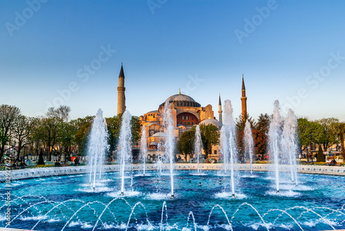 Hagia Sophia mosque, Istanbul, Turkey. Aya Sophia Camii photo