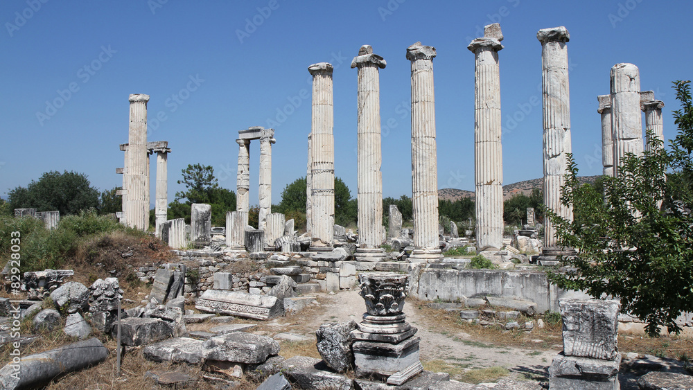 Ancient Romanic ruins in Turkey