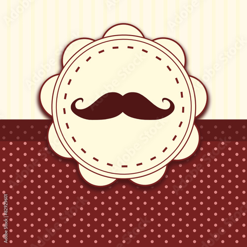 Moustache retro 