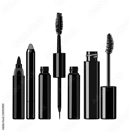set of eye makeup