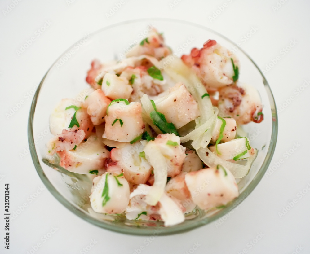 Octopus salad