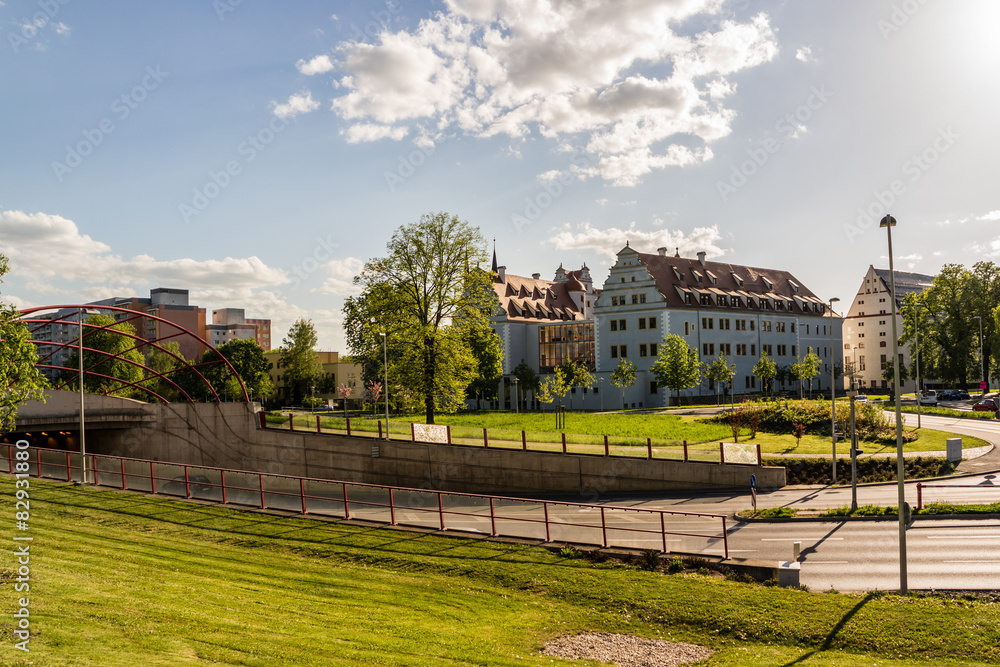 Obraz premium Schloss Osterstein am Citytunnel
