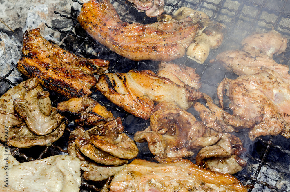 Grilled pork Grilled pork