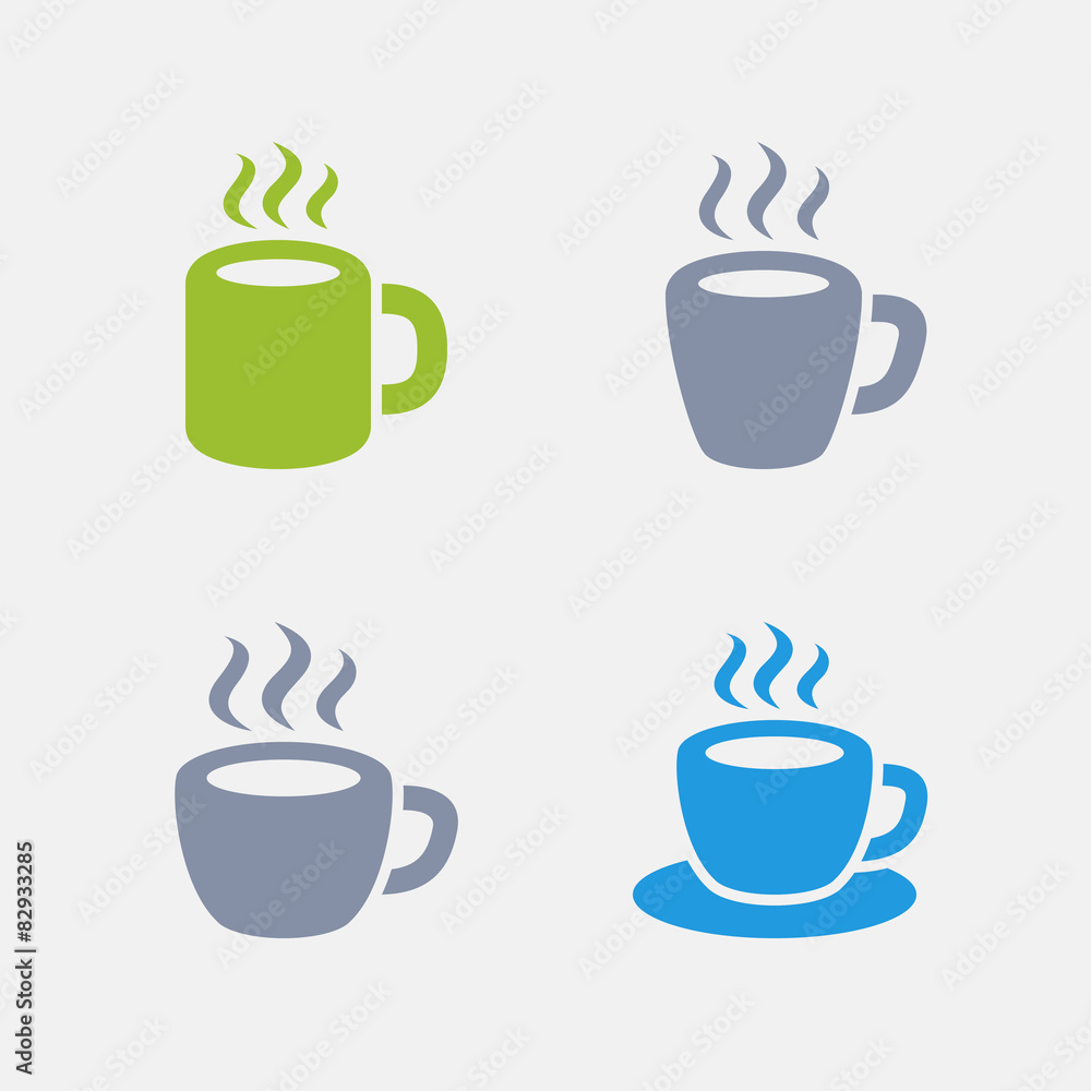 Obraz premium Coffee Cups | Granite Alternative Icons