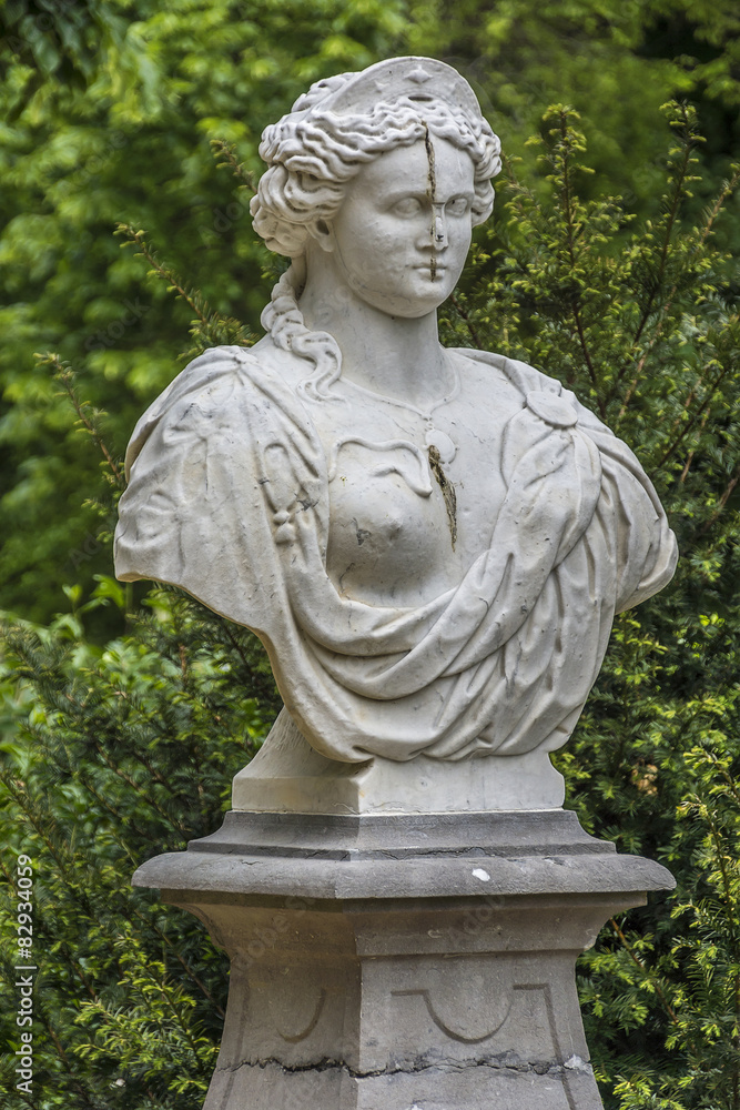 Sculpture in Parc de Bruxelles (Warandepark). Belgium.