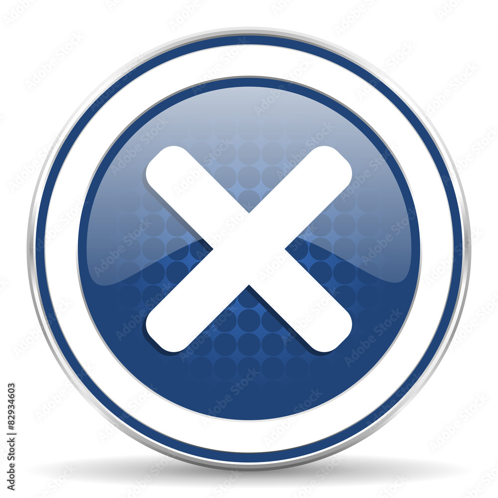 Obraz premium cancel icon x sign