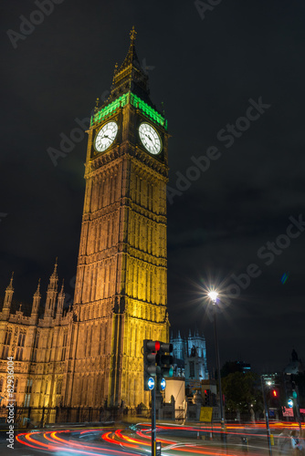 Big Ben at night, London, UK #82936004